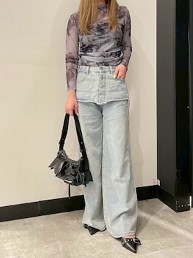 「ANAP（アナップ）のアイテム」を使った、Hiiroさん（レディース・165cm）の夏コーディネート