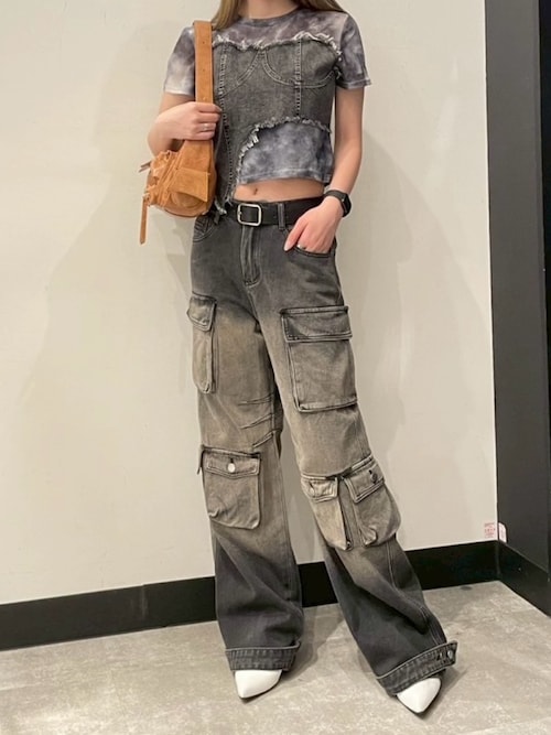 ANACHRONORM デニム カーゴ パンツ 30 ANA_23aw_0497_cd8a655d-7339-