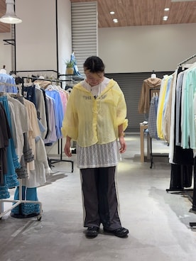 「etsinta（エシンタ）のアイテム（パンツ）」を使った、R!SAさん（レディース・160cm）の春コーディネート