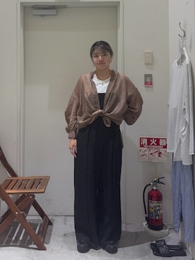 R!SAさん（レディース・159cm）の夏コーディネート