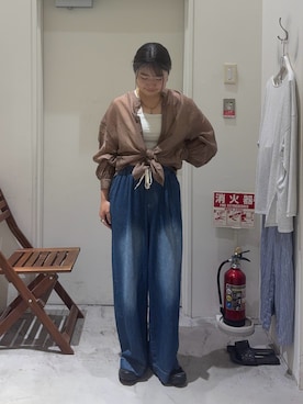 R!SAさん（レディース・159cm）の夏コーディネート