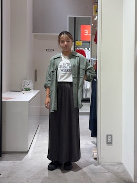 R!SAさん（骨格ストレート・レディース・159cm）の秋コーディネート
