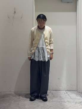 R!SAさん(レディース・160cm)の春コーディネート