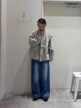 「アイテム（ブルゾン）」を使った、R!SAさん（レディース・159cm）の秋コーディネート