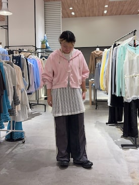 「etsinta（エシンタ）のアイテム（パンツ）」を使った、R!SAさん（レディース・160cm）の春コーディネート