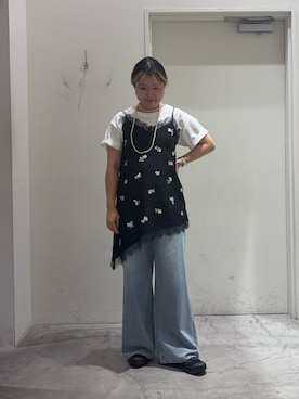 R!SAさん(レディース・160cm)の夏コーディネート
