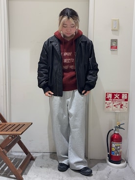 R!SAさん（骨格ストレート・レディース・160cm）の冬コーディネート