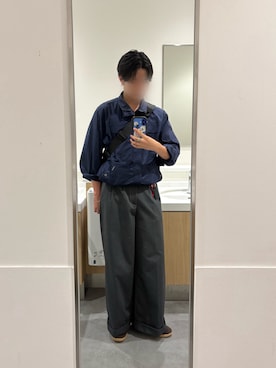 「アイテム（スラックス）」を使った、4o0131さん（メンズ・174cm・10代）の秋コーディネート