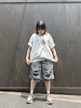 「DANKE SCHON（ダンケシェーン）のアイテム」を使った、daiyitongさん（レディース・158cm）の夏コーディネート