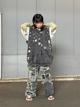 「DANKE SCHON（ダンケシェーン）のアイテム」を使った、daiyitongさん（レディース・158cm）の夏コーディネート