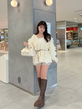 nicericoさん（レディース・154cm）の冬コーディネート