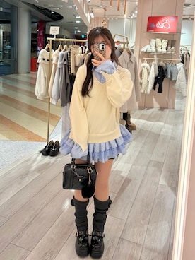 nicericoさん（レディース・154cm）の冬コーディネート