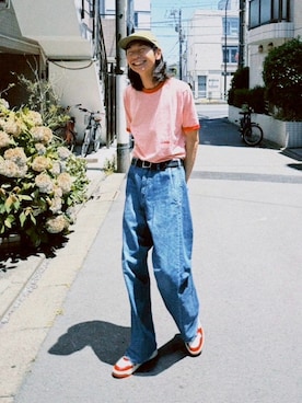 「バギーパンツ」｜RYOSUKEさん（メンズ・178cm）の夏コーディネート