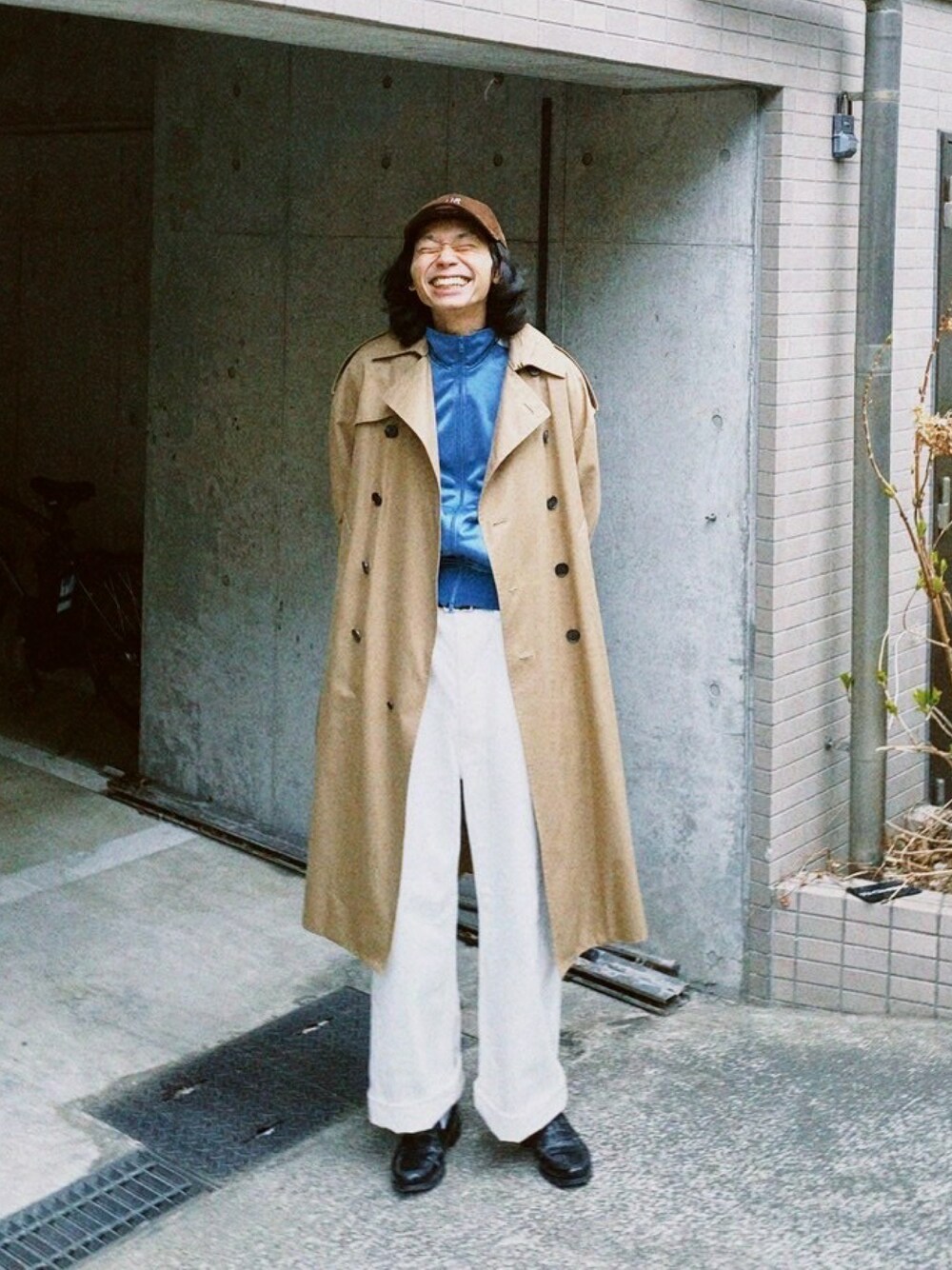 HYKE ノーカラー トレンチコート ベージュ HYKE(ハイク) TRENCH HYKE ノーカラー トレンチコート ベージュ HYKE(ハイク) TRENCH