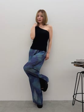 「MURUA（ムルーア）のアイテム」を使った、MIZUKIさん（レディース・156cm）の夏コーディネート