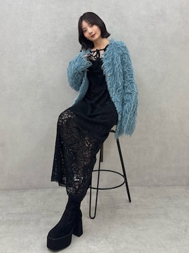 「MURUA（ムルーア）のアイテム」を使った、MIZUKIさん（レディース・156cm）の秋コーディネート