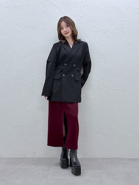 「MURUA（ムルーア）のアイテム」を使った、MIZUKIさん（レディース・156cm）の秋コーディネート