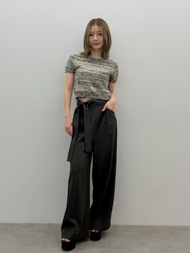 「MURUA（ムルーア）のアイテム」を使った、MIZUKIさん（レディース・156cm）の夏コーディネート