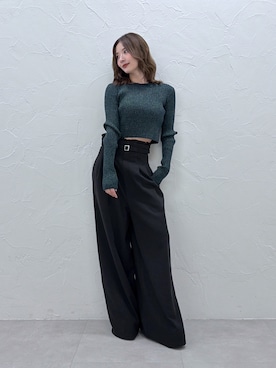 「MURUA（ムルーア）のアイテム」を使った、MIZUKIさん（レディース・156cm）の秋コーディネート