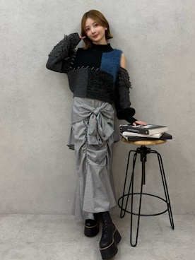 「MURUA（ムルーア）のアイテム」を使った、MIZUKIさん（レディース・156cm）の夏コーディネート