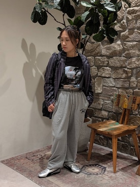 「アイテム（シュシュ）」を使った、sunabfさん（レディース・148cm）の秋コーディネート