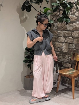 「PAES（ペイズ）のアイテム」を使った、sunabfさん（レディース・148cm）の夏コーディネート