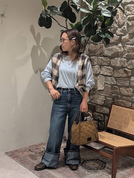 「Levi's（リーバイス）のアイテム」を使った、sunabfさん（レディース・148cm）の夏コーディネート