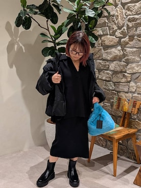 「アイテム（その他アウター）」を使った、sunabfさん（レディース・148cm・40代）の秋コーディネート