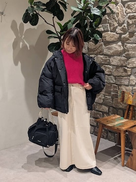 「アイテム（ハンドバッグ）」を使った、sunabfさん（レディース・148cm・40代）の冬コーディネート