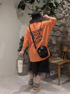 「BAYFLOW（ベイフロー）のアイテム」を使った、sunabfさん（レディース・148cm）の夏コーディネート