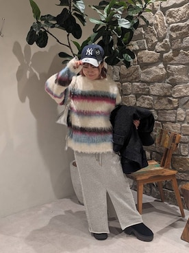 「アイテム（その他アウター）」を使った、sunabfさん（レディース・148cm・30代）の冬コーディネート