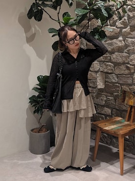 「BAYFLOW（ベイフロー）のアイテム」を使った、sunabfさん（レディース・148cm）の夏コーディネート