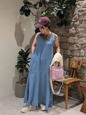 「BAYFLOW（ベイフロー）のアイテム」を使った、sunabfさん（レディース・148cm）の夏コーディネート