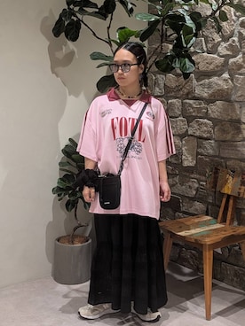 「BAYFLOW（ベイフロー）のアイテム」を使った、sunabfさん（レディース・148cm）の夏コーディネート