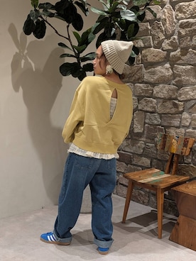「アイテム（ショルダーバッグ）」を使った、sunabfさん（レディース・148cm・40代）の秋コーディネート