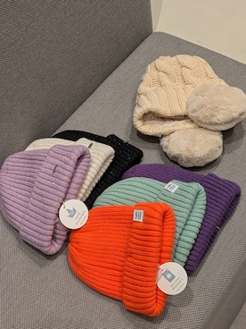 「おでかけ」｜「アイテム（帽子）」を使った、sunabfさん（キッズ・148cm）の冬コーディネート