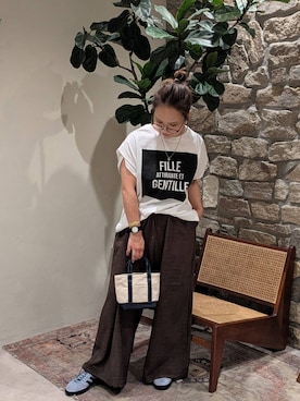 「アイテム（スニーカー）」を使った、sunabfさん（レディース・148cm・30代）の夏コーディネート