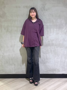 「アイテム（ブーツ）」を使った、まなさん（レディース・162cm・10代）の夏コーディネート