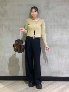 まなさん（レディース・162cm）の秋コーディネート