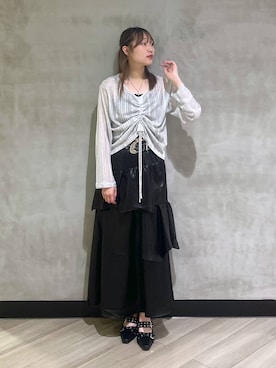 「アイテム（トップス）」を使った、まなさん（レディース・162cm・10代）の夏コーディネート