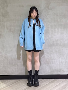 「PBLIM（ページボーイリム）のアイテム」を使った、まなさん（レディース・162cm）の春コーディネート