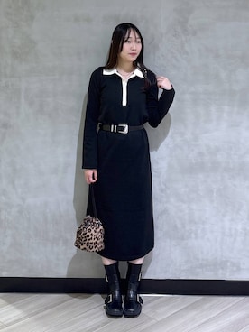 「アイテム（ワンピース）」を使った、まなさん（レディース・162cm・20代）の秋コーディネート