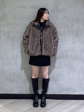 「アイテム（ブルゾン）」を使った、まなさん（レディース・162cm・20代）の秋コーディネート