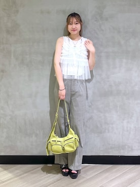 「アイテム（シューズ）」を使った、まなさん（レディース・162cm・10代）の夏コーディネート