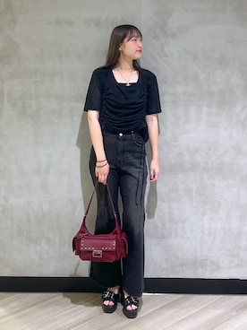 「アイテム（ブーツ）」を使った、まなさん（レディース・162cm・10代）の夏コーディネート