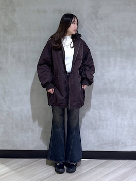 「アイテム（ブルゾン）」を使った、まなさん（レディース・162cm・20代）の秋コーディネート