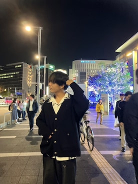 「ADRER（アドラー）のアイテム（シャツ/ブラウス）」を使った、masakichiwearさん（メンズ・165cm）の秋コーディネート