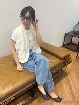 「ユナイテッドアローズ」｜Zoff Staffさん（レディース・158cm）の春コーディネート