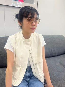 「ユナイテッドアローズ」｜Zoff Staffさん（レディース・158cm）の春コーディネート