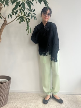 「UNITED ARROWS（ユナイテッドアローズ）のアイテム（ファッション雑貨）」を使った、Zoff Staffさん（レディース・158cm）の春コーディネート